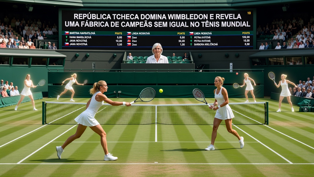 República Tcheca domina Wimbledon e revela uma fábrica de campeãs sem igual no tênis mundial