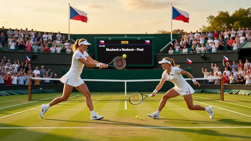 Muchová e Nosková transformam Wimbledon 2026 em uma final toda tcheca