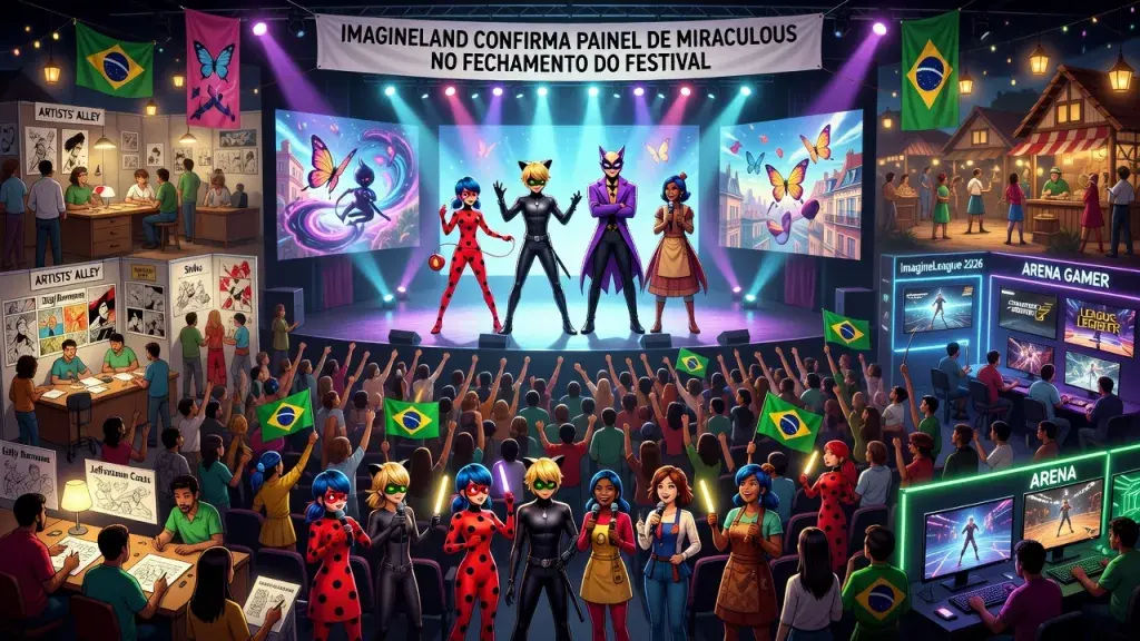 Imagineland Confirma Painel de Miraculous no Fechamento do Festival
